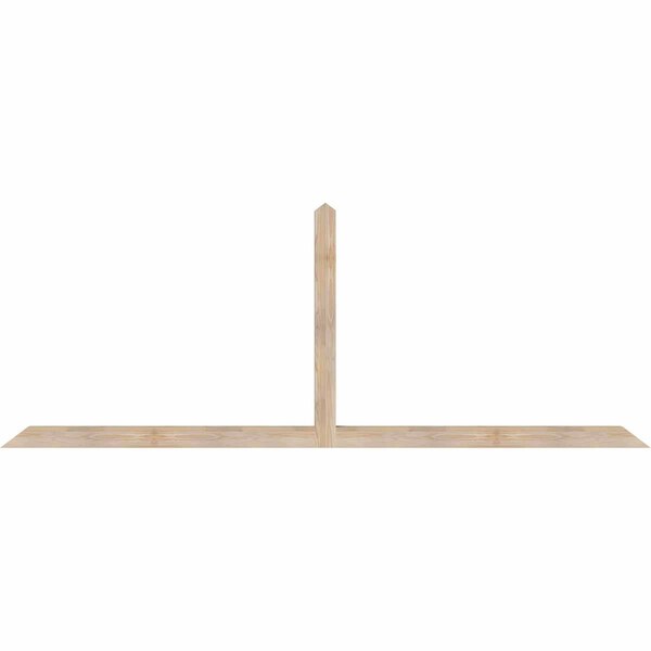 Ekena Millwork Portland Smooth Timber Gable Bracket, Douglas Fir, 108"W x 40"H x 3 1/2"D x 3 1/2"F, 9/12 Pitch GBW108X40X0404POR00SDF - main
